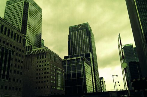 Vue du Centre financier de Canary Wharf-Londres-Frenchy a Londres