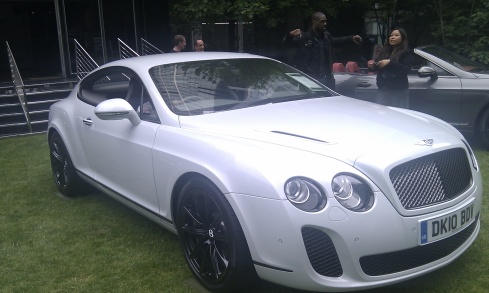 Motor Expo Bentley white on white